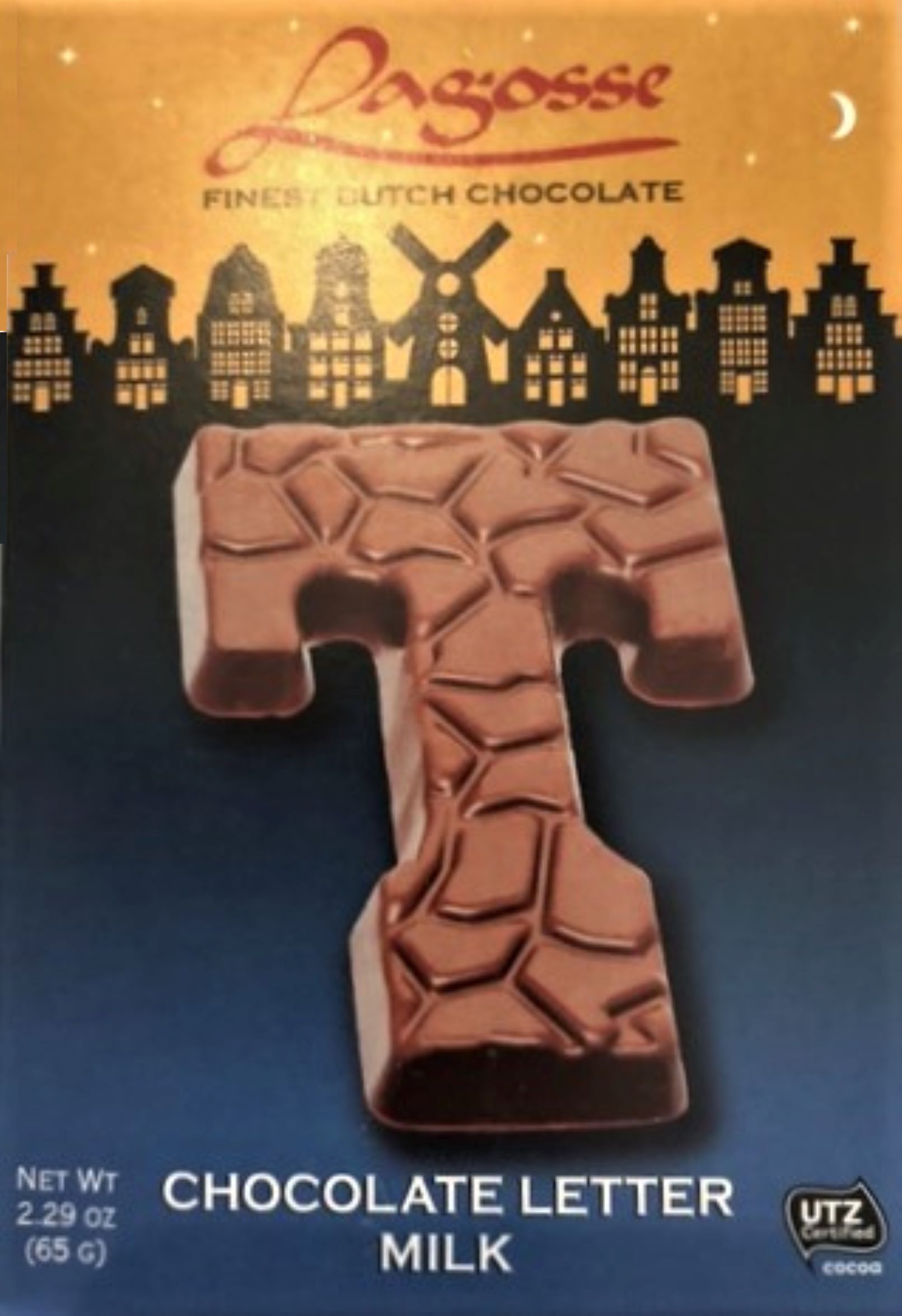 Chocolate Letter T - Milk